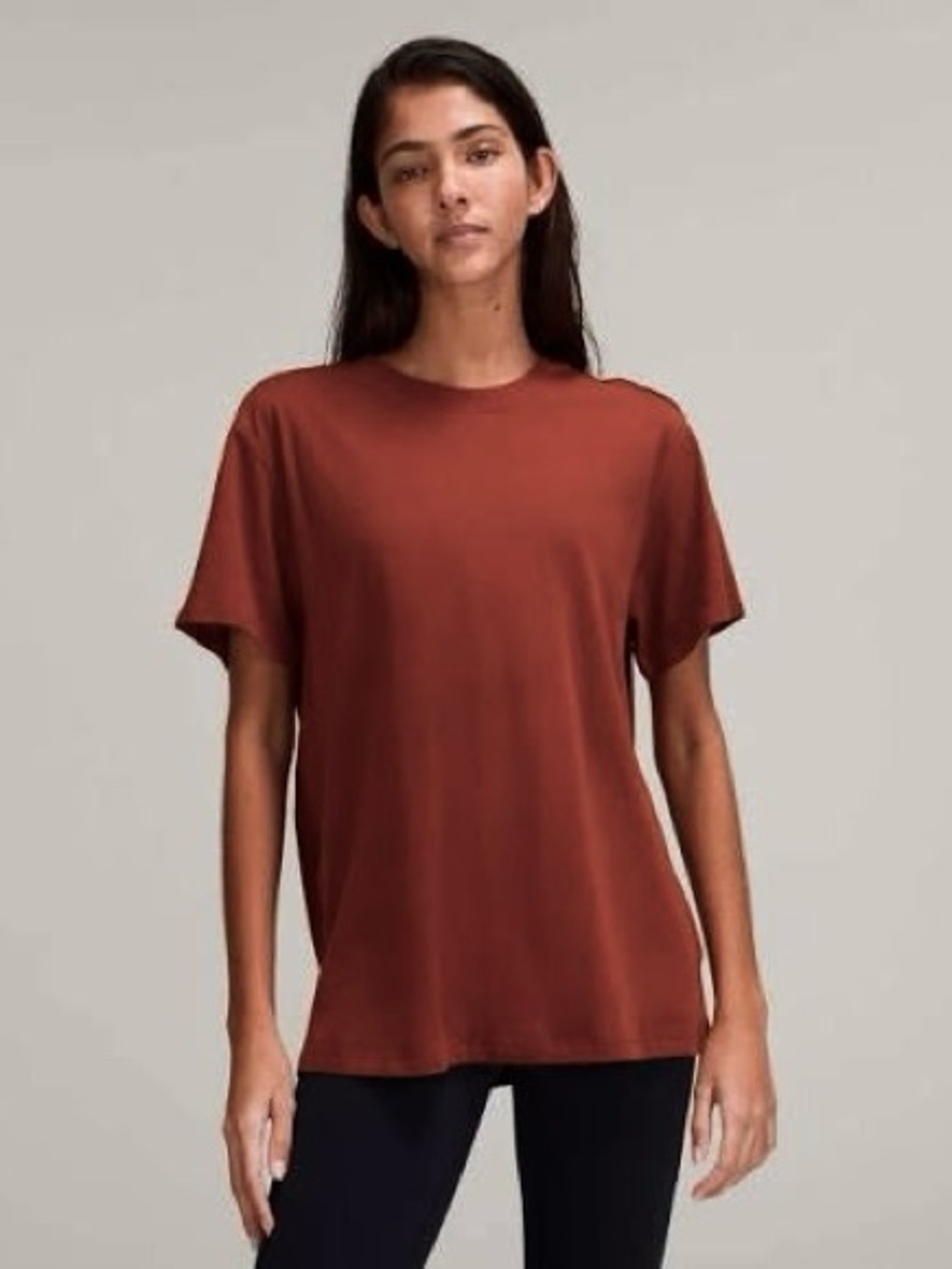Lululemon Women's Jersey Training Tee in Rust